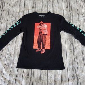 American Eagle Notorious B.I.G. Biggie Smalls Long Sleeve Graphic Tee Mens Small